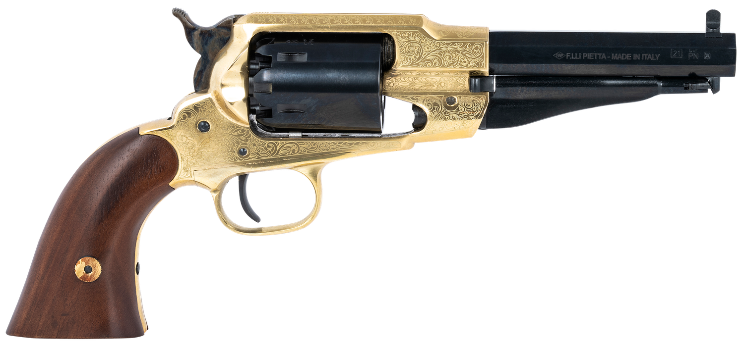 Pietta (emf Company Inc) 1858, Pietta Pf58bre44512    1858 Rgt Brass Sher 44 Blkp