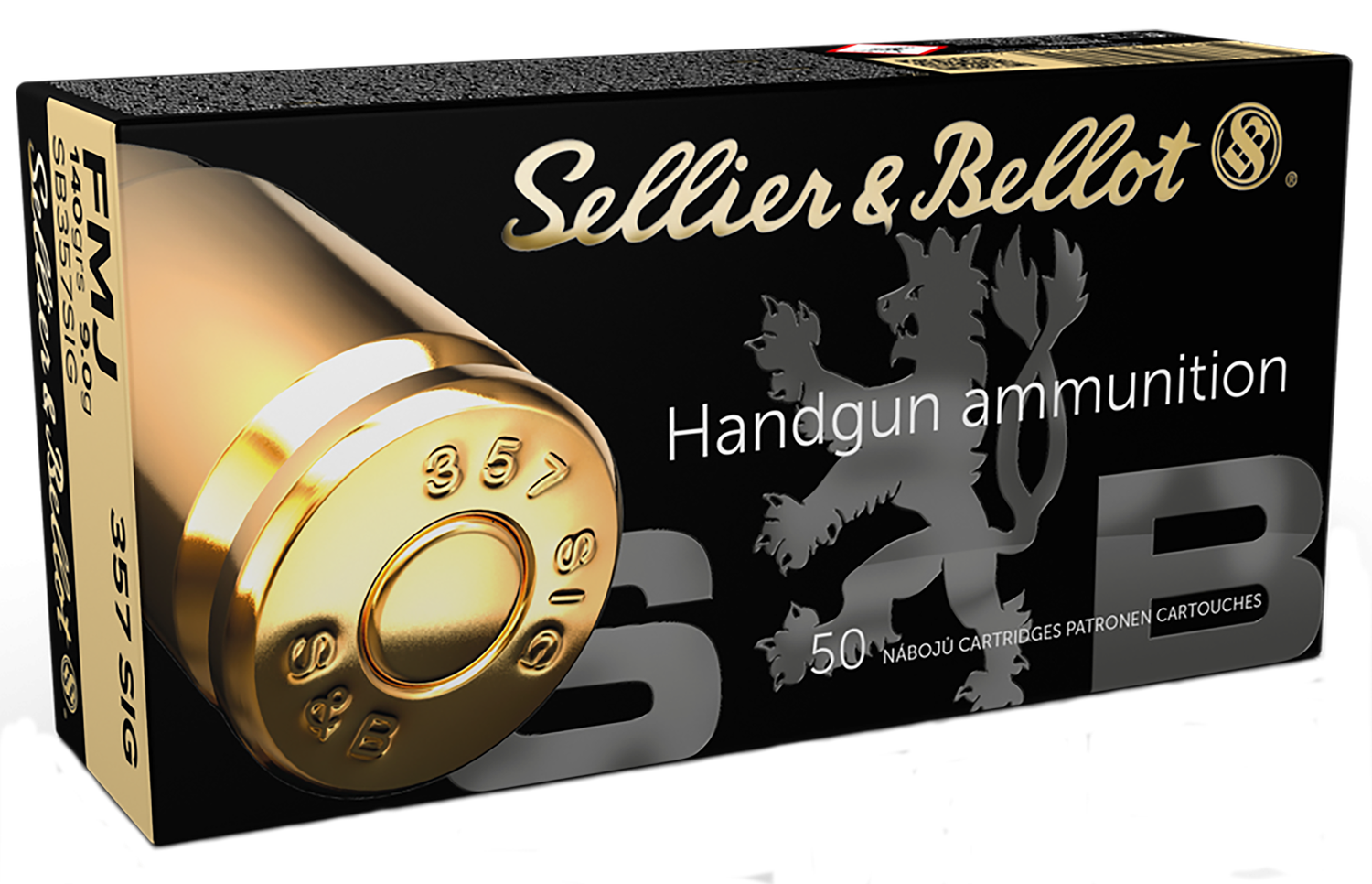 Sellier & Bellot Handgun, S&b Sb357sig       357sig  140 Fmj           50/20