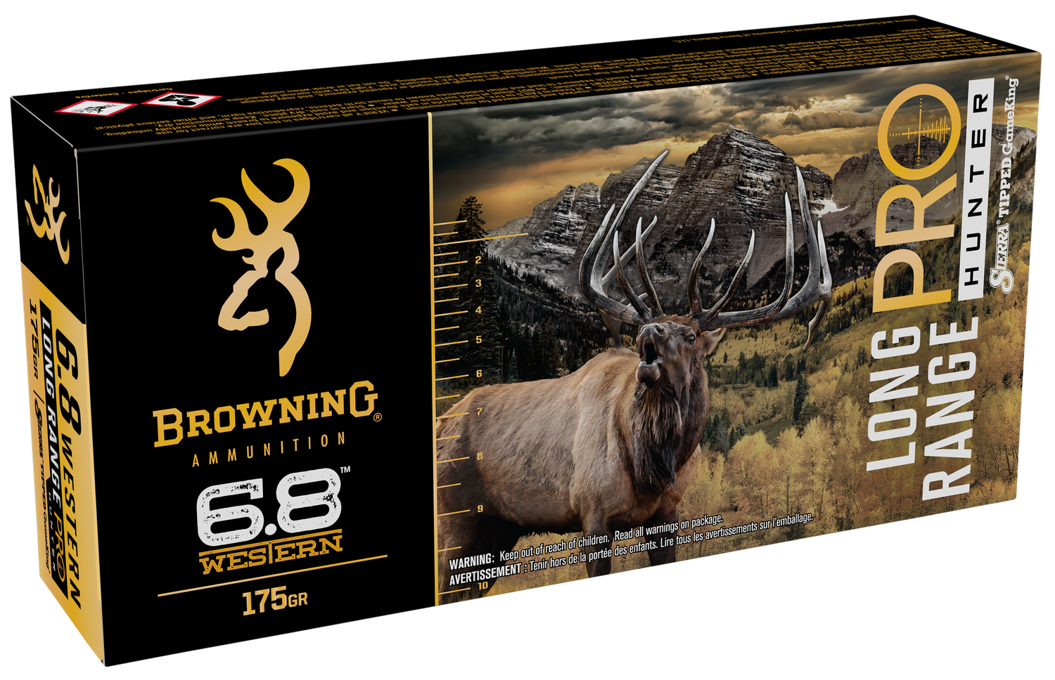 Browning Ammo Long Range Pro, Brna B192500682    6.8wst 175      Lr Pro    20/10
