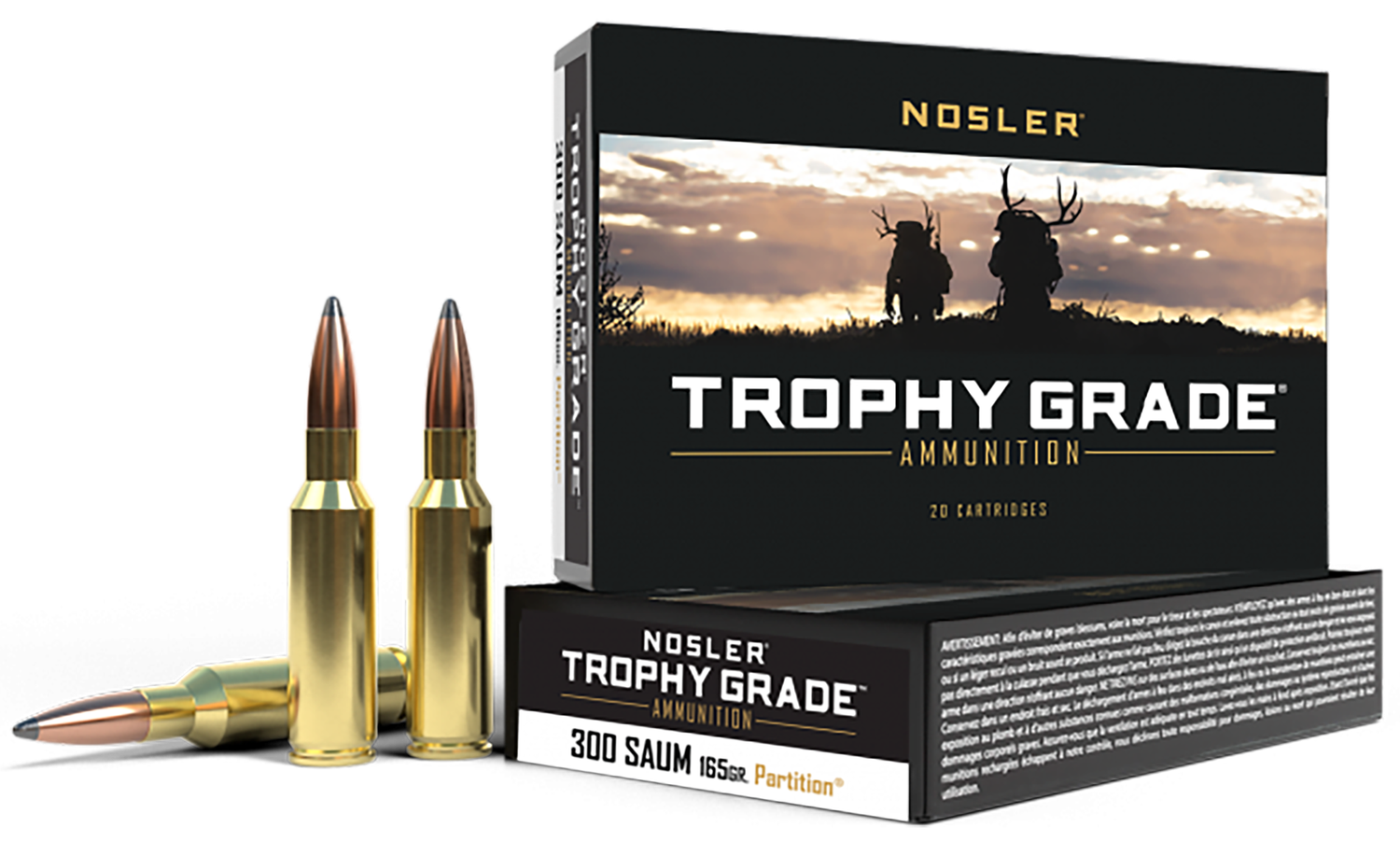 Nosler Trophy Grade, Nos 60061 Trophy 300sau   165 Pt             20/10