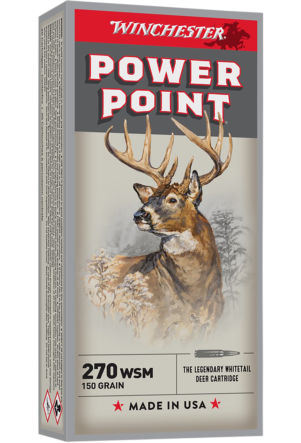 Winchester Ammo Power-point, Win X270wsm         270wsm  150 Pp           20/10