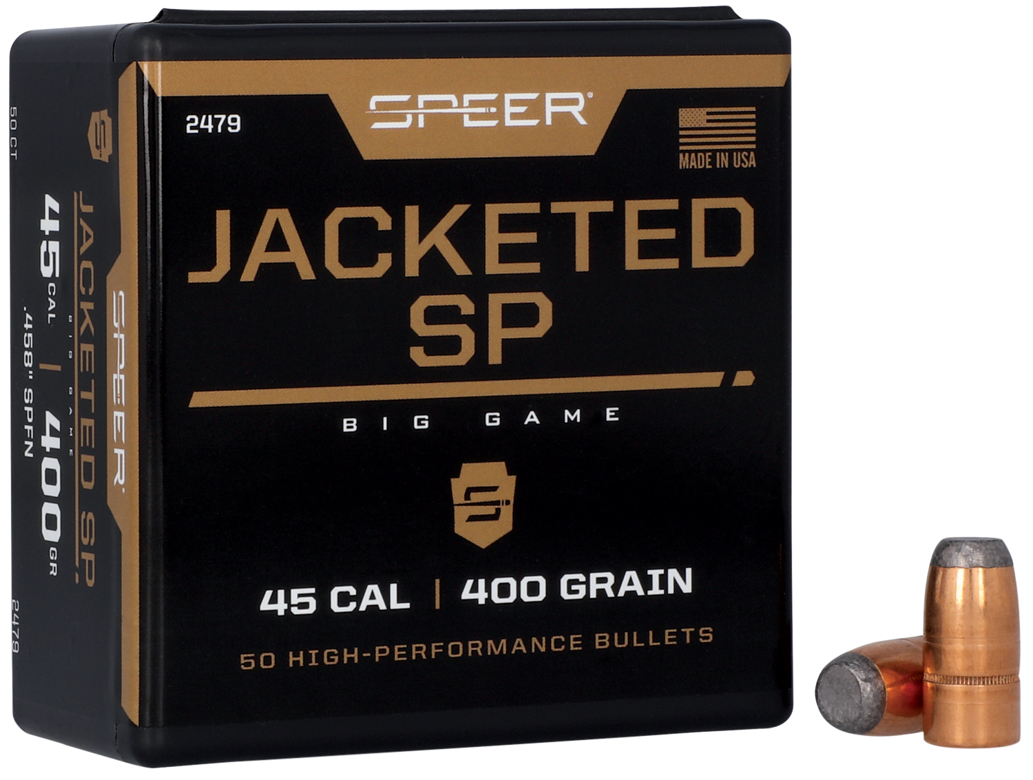 Speer Ammo Hot-cor, Speer 2479      Bull .458 400 Fn              50/5