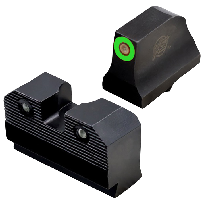 Xs Sights R3d  Night Sights Fits Glock, Xs Gl-r021p-6g  R3d    3 Dot Glk 17/19 Supress Grn