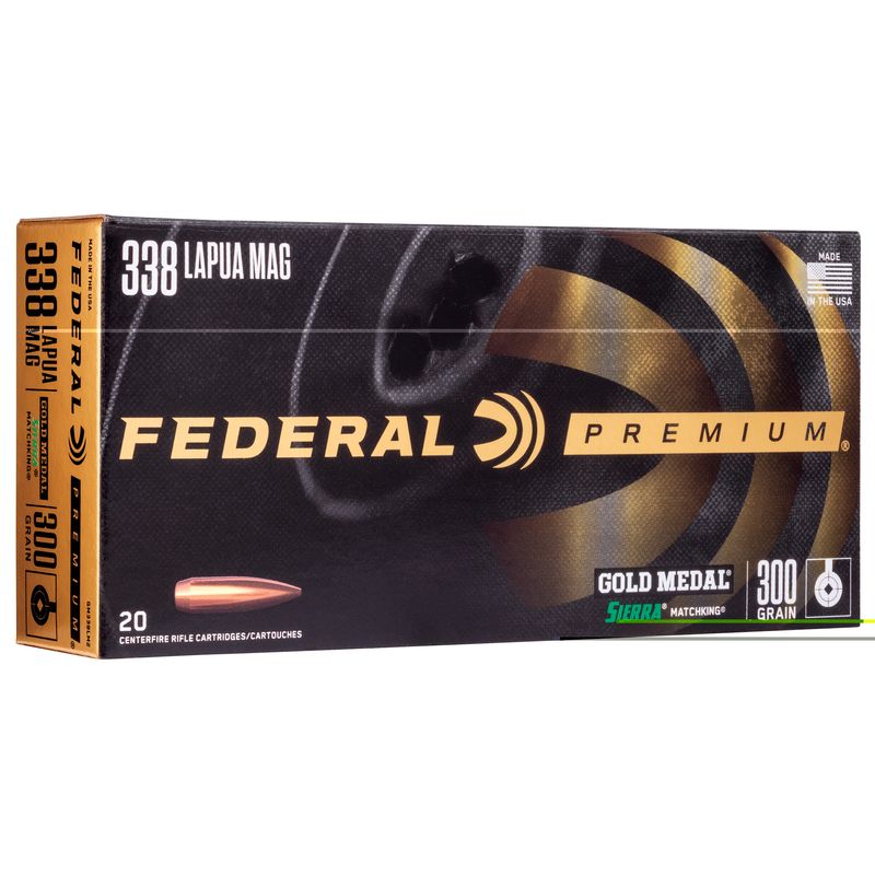 Fed 338 Lapua 300gr Matchking 20/200 Fed 338 Lapua 300gr Matchking 20/200