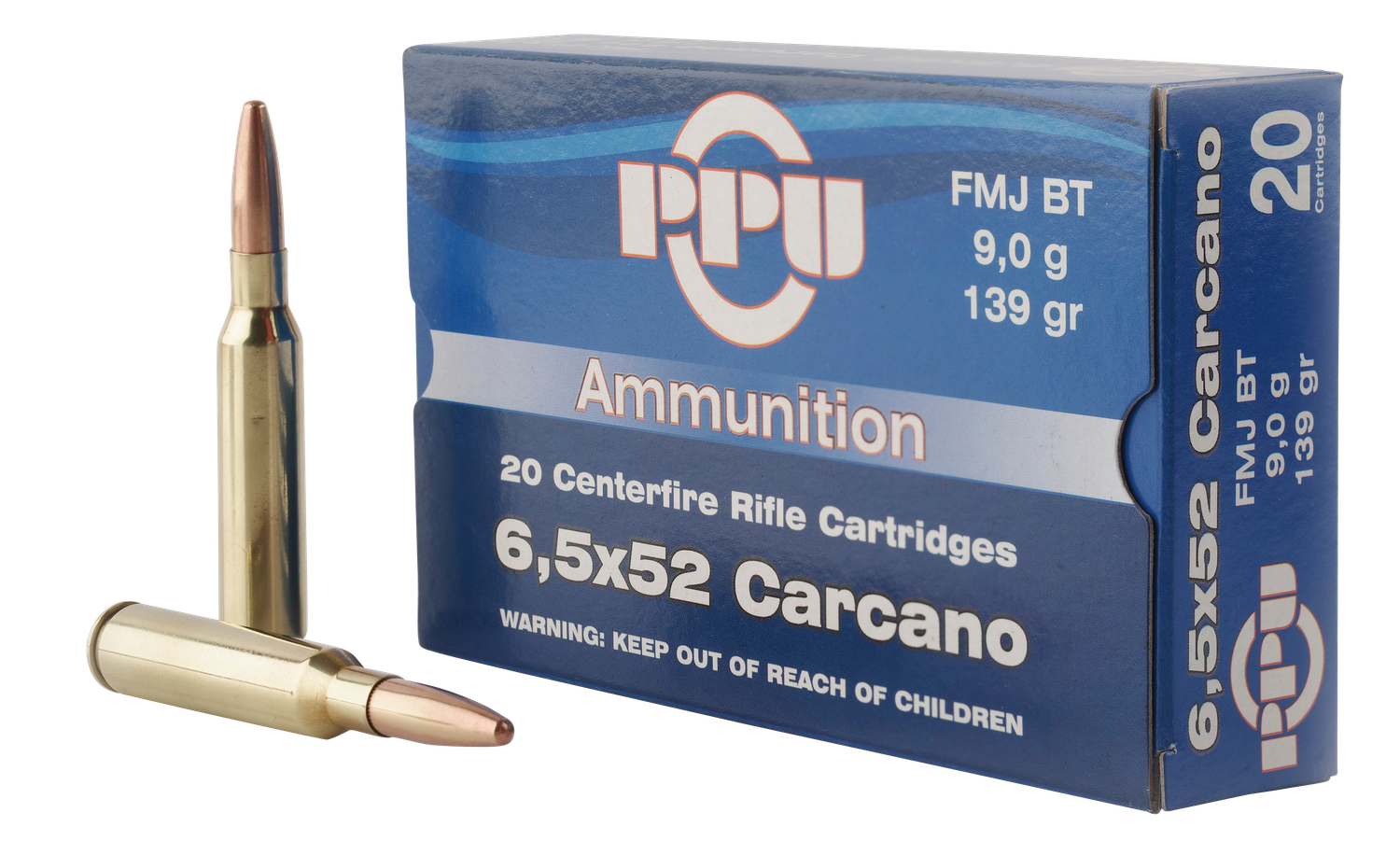 Ppu Metric Rifle, Ppu Pp6cf       6.5x52 Crcn 139 Fmj          20/10