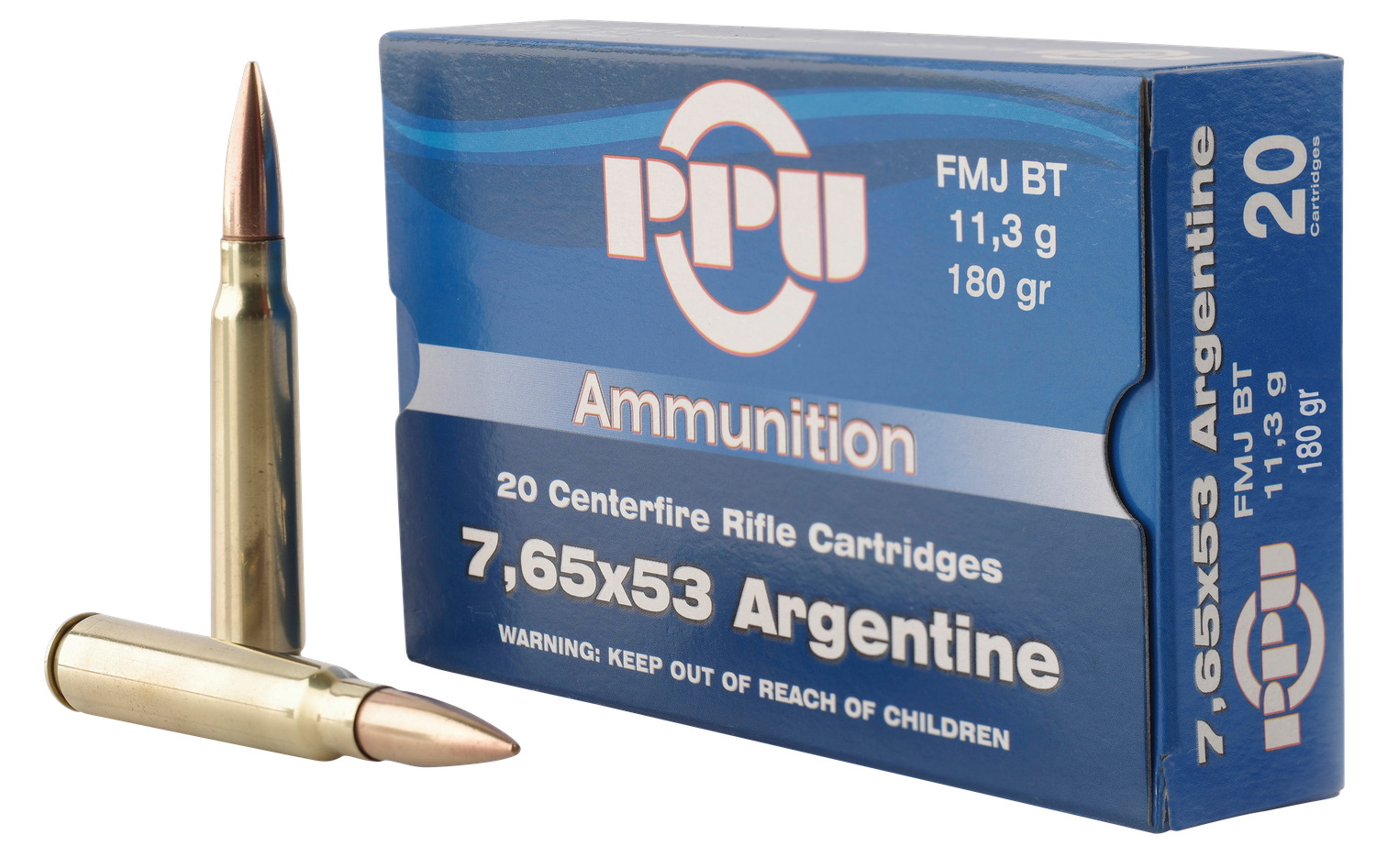 Ppu Metric Rifle, Ppu Pp7as       7.65x53arg  180 Sp           20/10