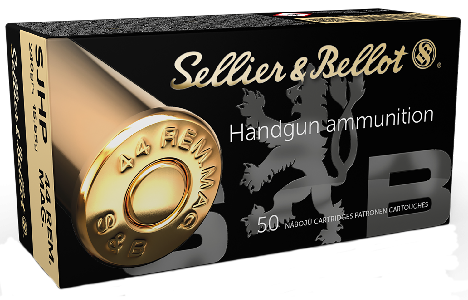 Sellier & Bellot Handgun, S&b Sb44c          44 Mag  240 Sjhp          50/12