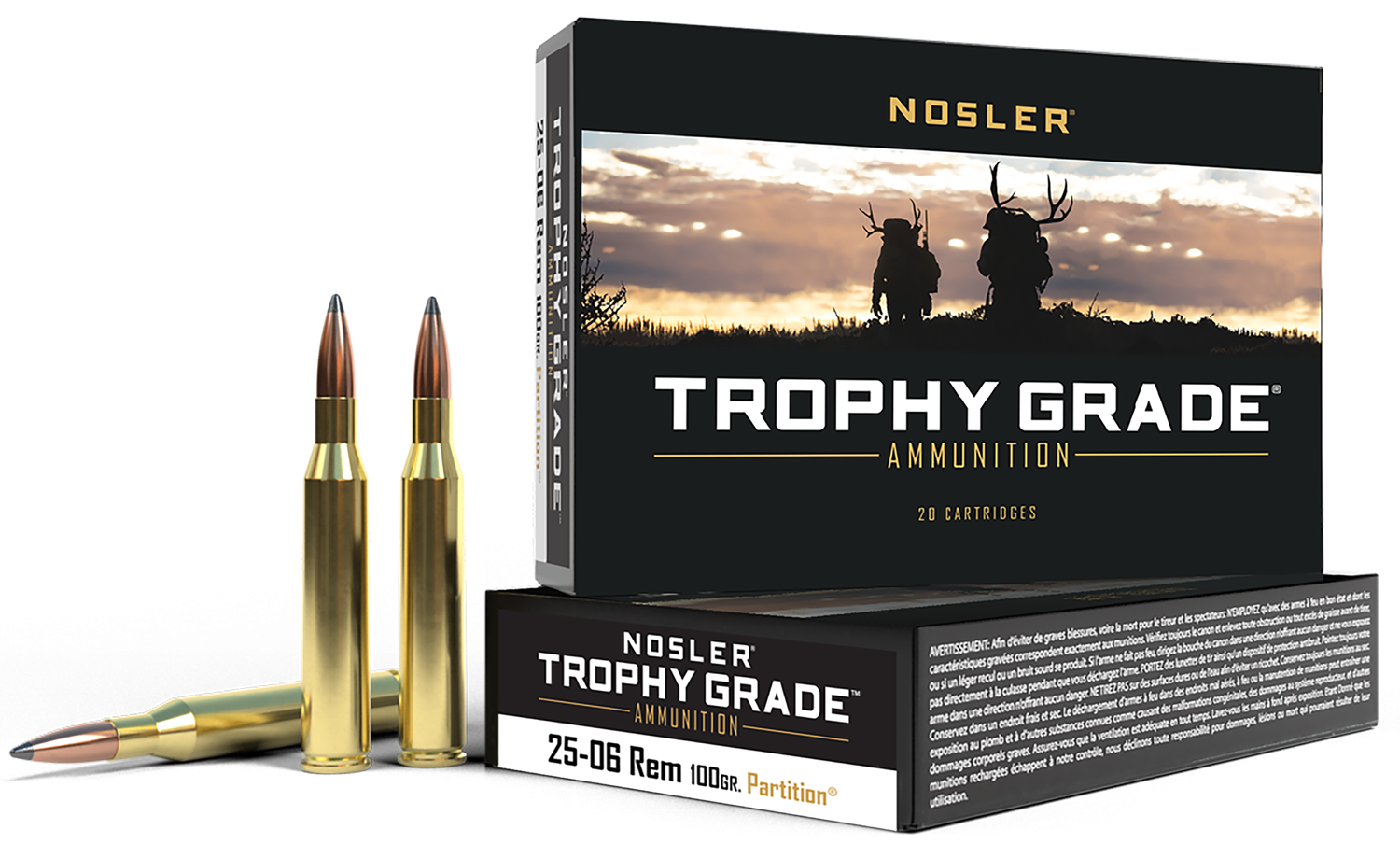 Nosler Trophy Grade, Nos 60005        25-06    100 Pt             20/10