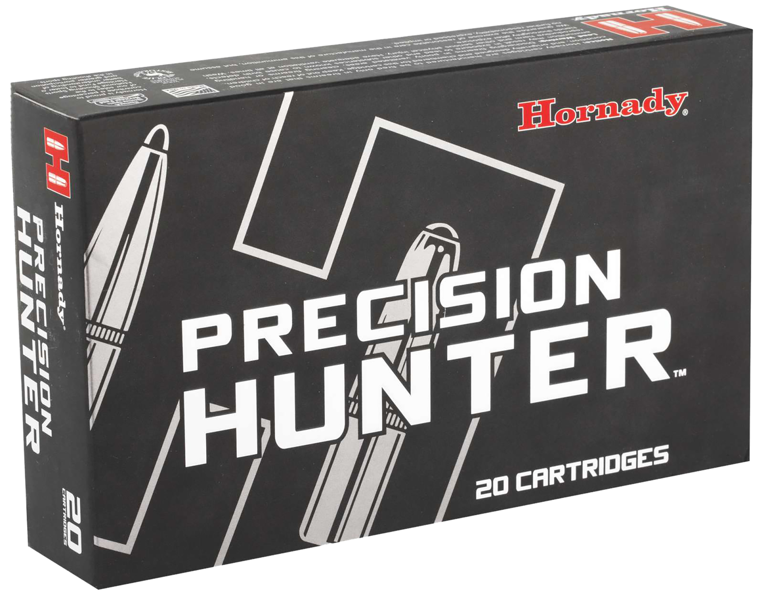 Hornady Precision Hunter, Horn 82222  Prcsn Hunt 338 Win   230 Eld-x   20/10