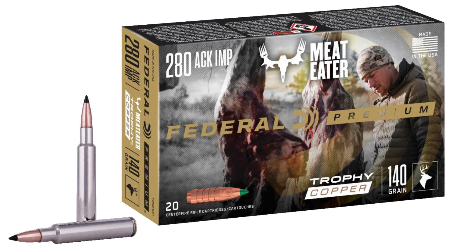 Federal Premium, Fed P280a1tc1      280ak   140 Trphy Cop     20/10
