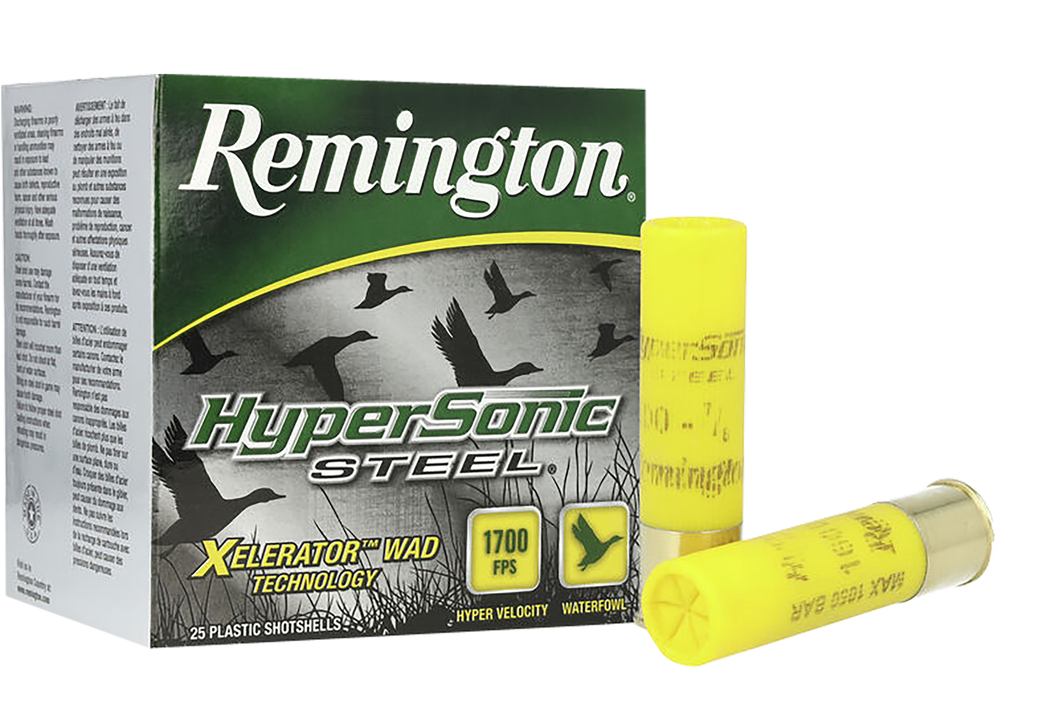 Remington Ammunition Hypersonic, Rem 26823 Hss20m2  Hypsnc  20 3in  2 Stl 7/8 25/10