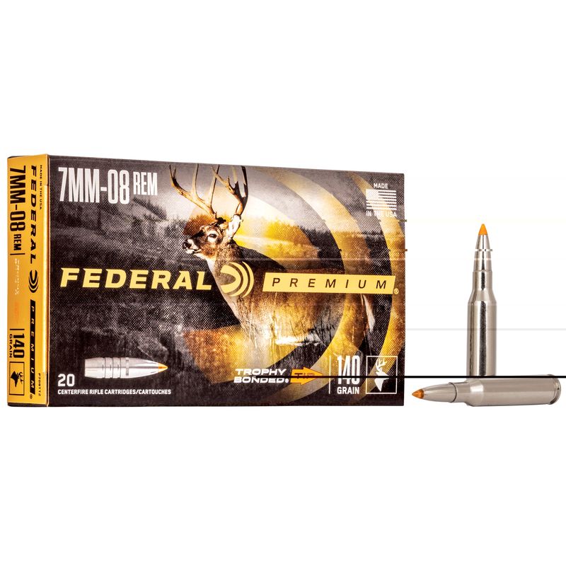 Fed Prm 7mm08 140gr Trphy Tip 20/200 Fed Prm 7mm08 140gr Trphy Tip 20/200