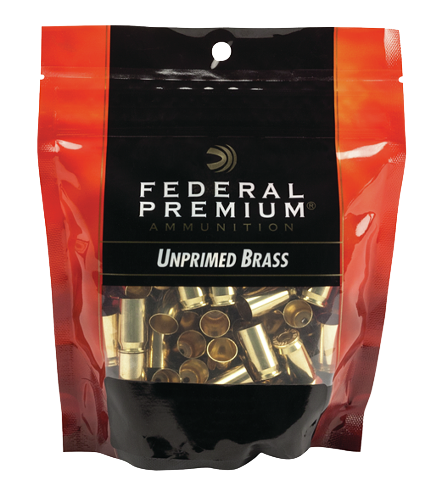 Federal Gold Medal, Fed Ph9upb100      Gm 9mm    Unp Bagged Brass 100