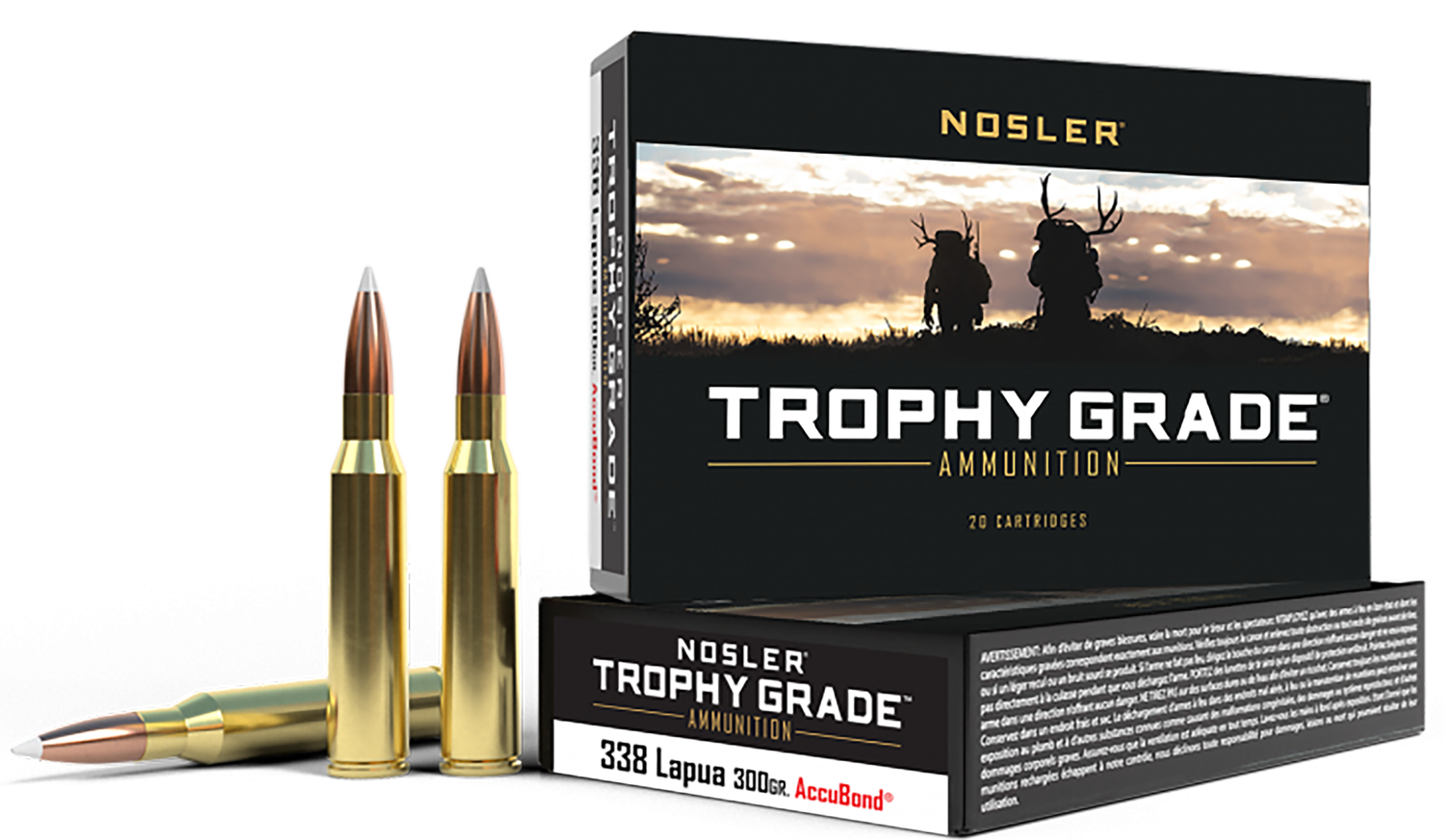 Nosler Trophy Grade, Nos 49323 Trophy 338lap   300 Ab             20/10