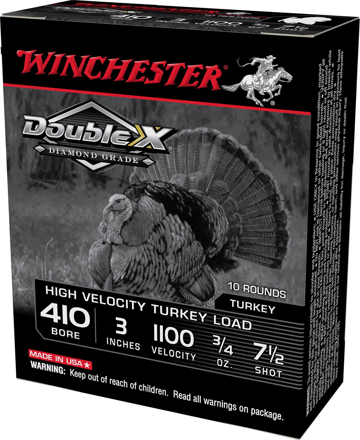 Winchester Ammo Double X, Win Sth4137  Suprm-xx Trk 410 3  7.5  3/4    10/10