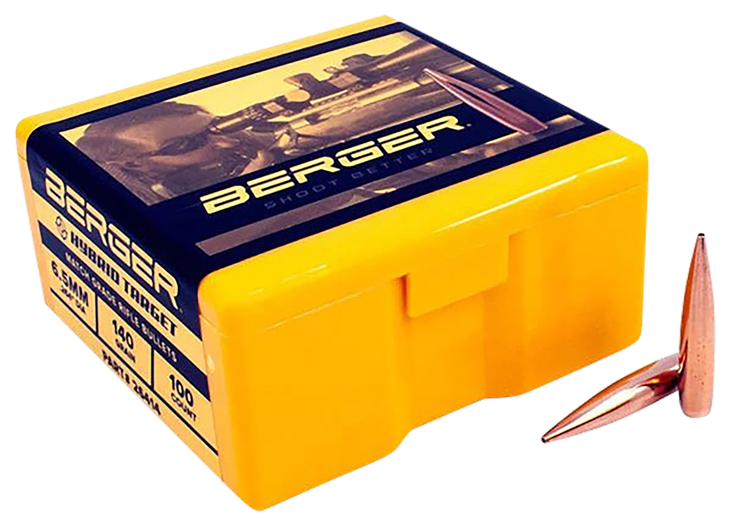 Berger Bullets Hybrid Target, Berg 26414 Bull .264 140g Trgt Hyb 100