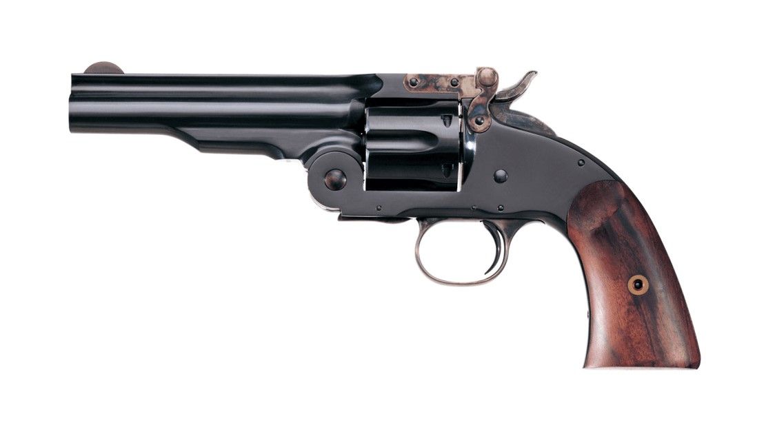 Taylor's & Company Schofield 38spl Bl/wd 5"
