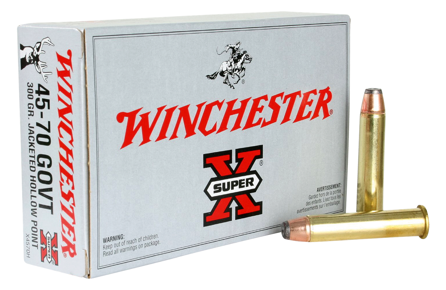 Winchester Ammo Super X, Win X4570h          4570    300 Jhp          20/10