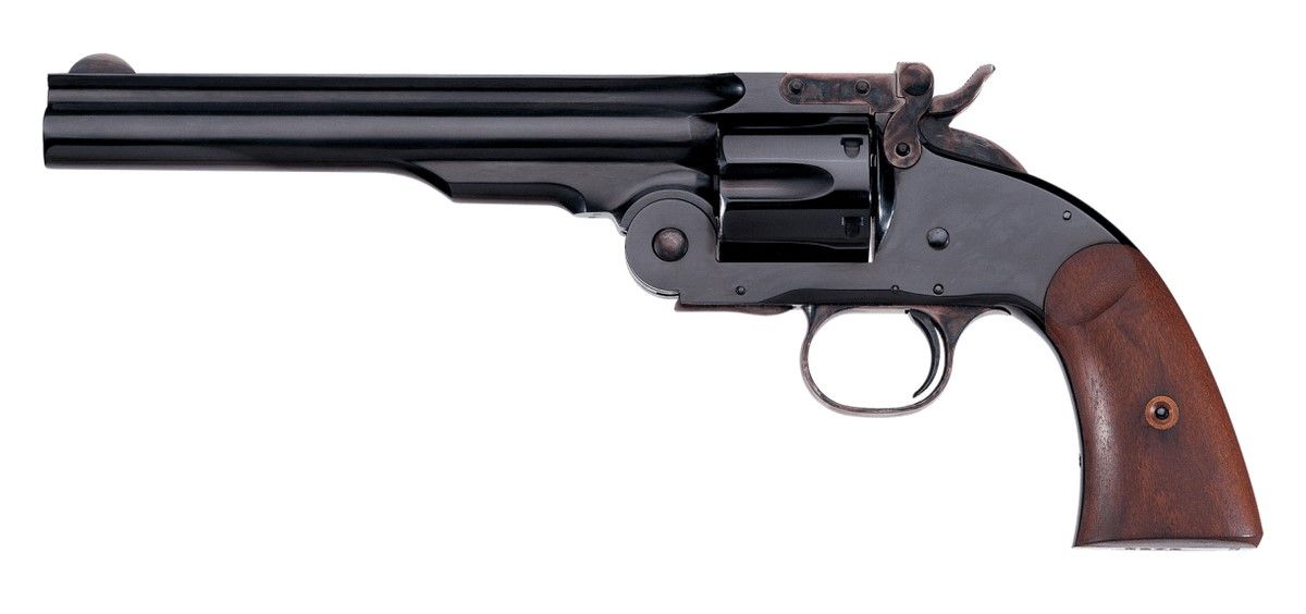 Taylor's & Company Schofield 38spl Bl/wd 7"