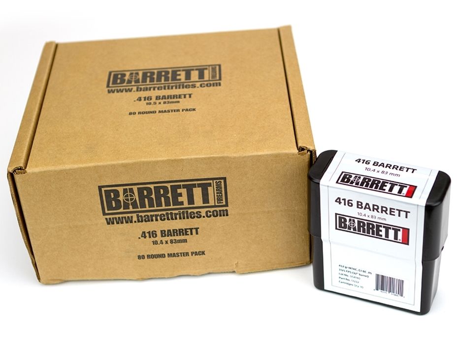 Barrett Firearms Ammo 416bar 452gr Mtac 80rd