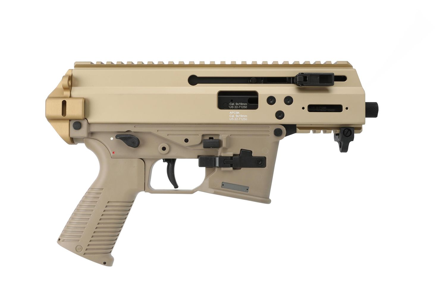 B&T Apc9k Pro 9mm Tan Glk 4.3"
