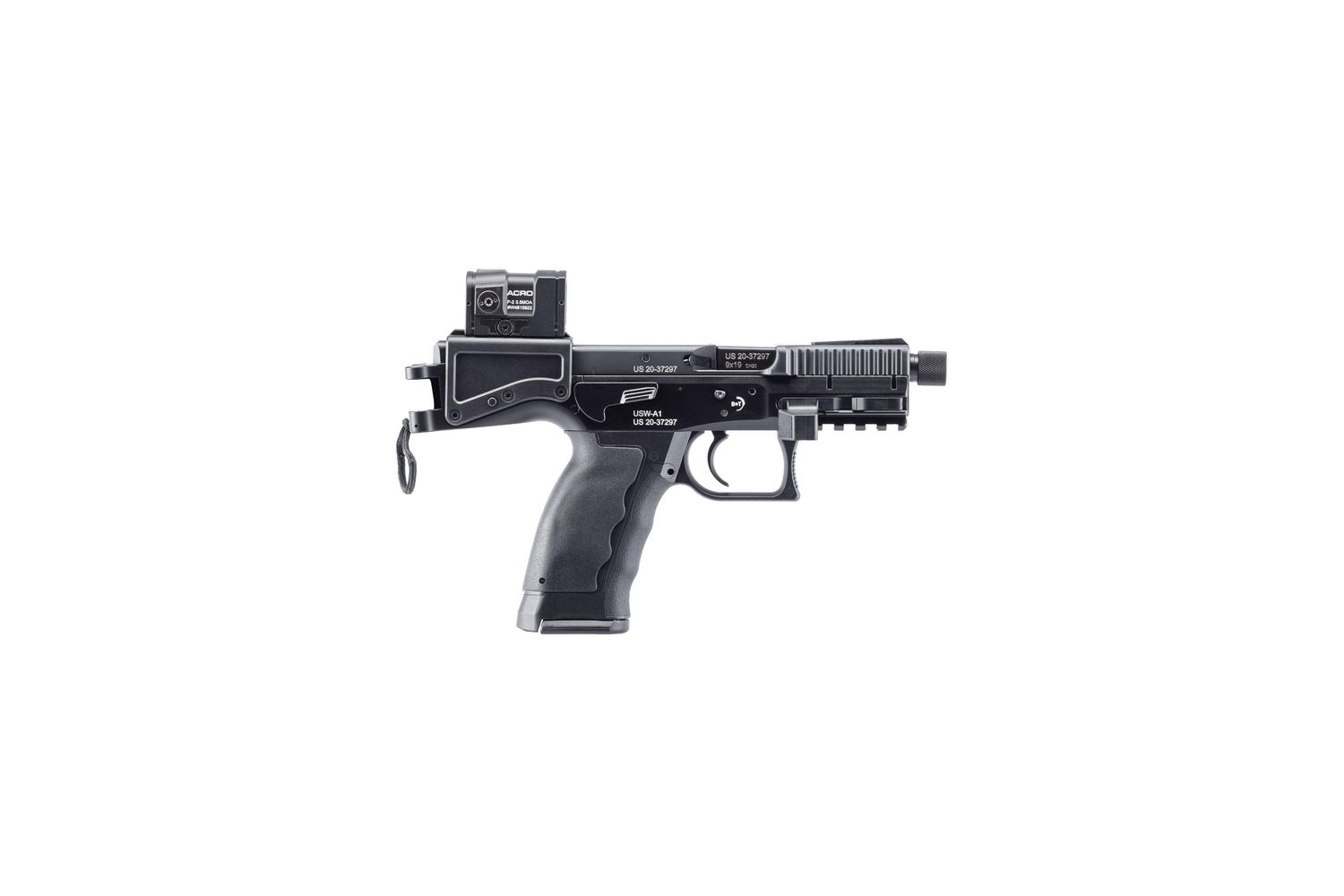 B&T Usw-a1 9mm Blk 4.3" 17+1
