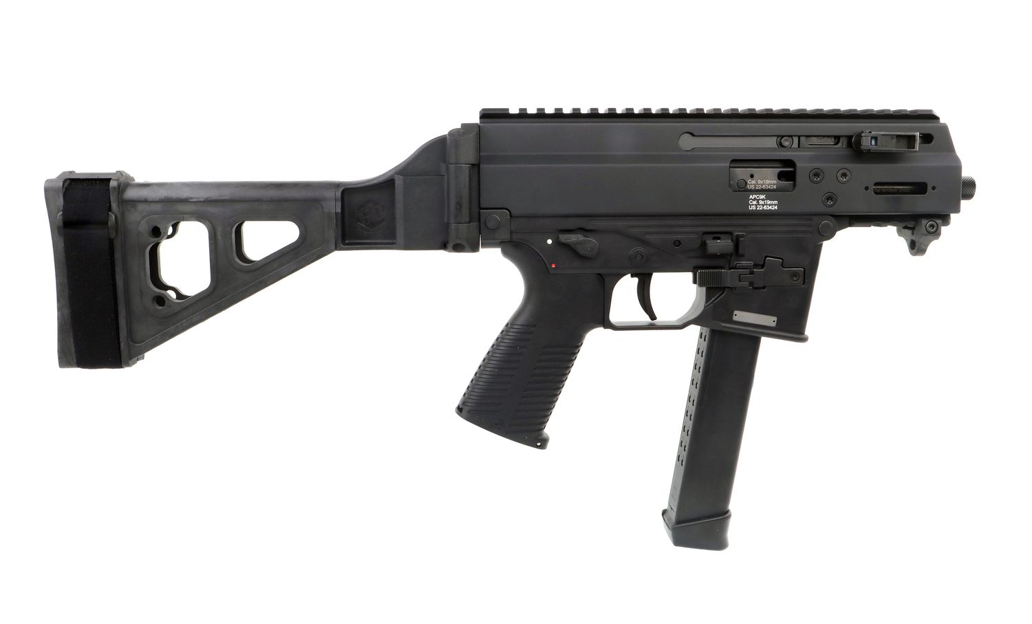 B&T Apc9k Pro Pist 9mm Blk Glk