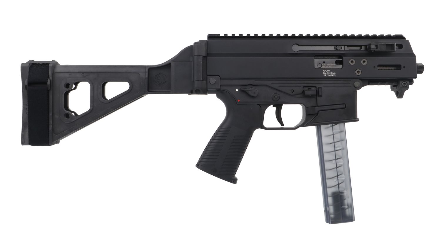 B&T Apc9k Pro Pist 9mm Blk 5.5" Wb