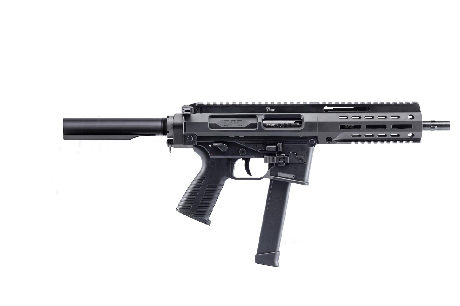 B&T Spc9 9mm Blk Glk 9" Ab