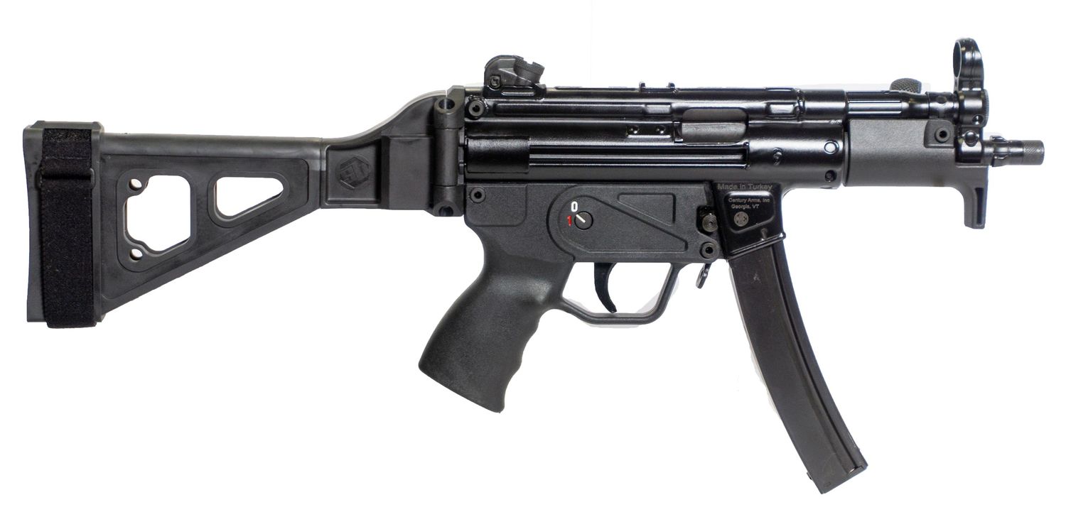 Century Arms Ap5-p 9mm Blk 5.75" 30+1 Brace