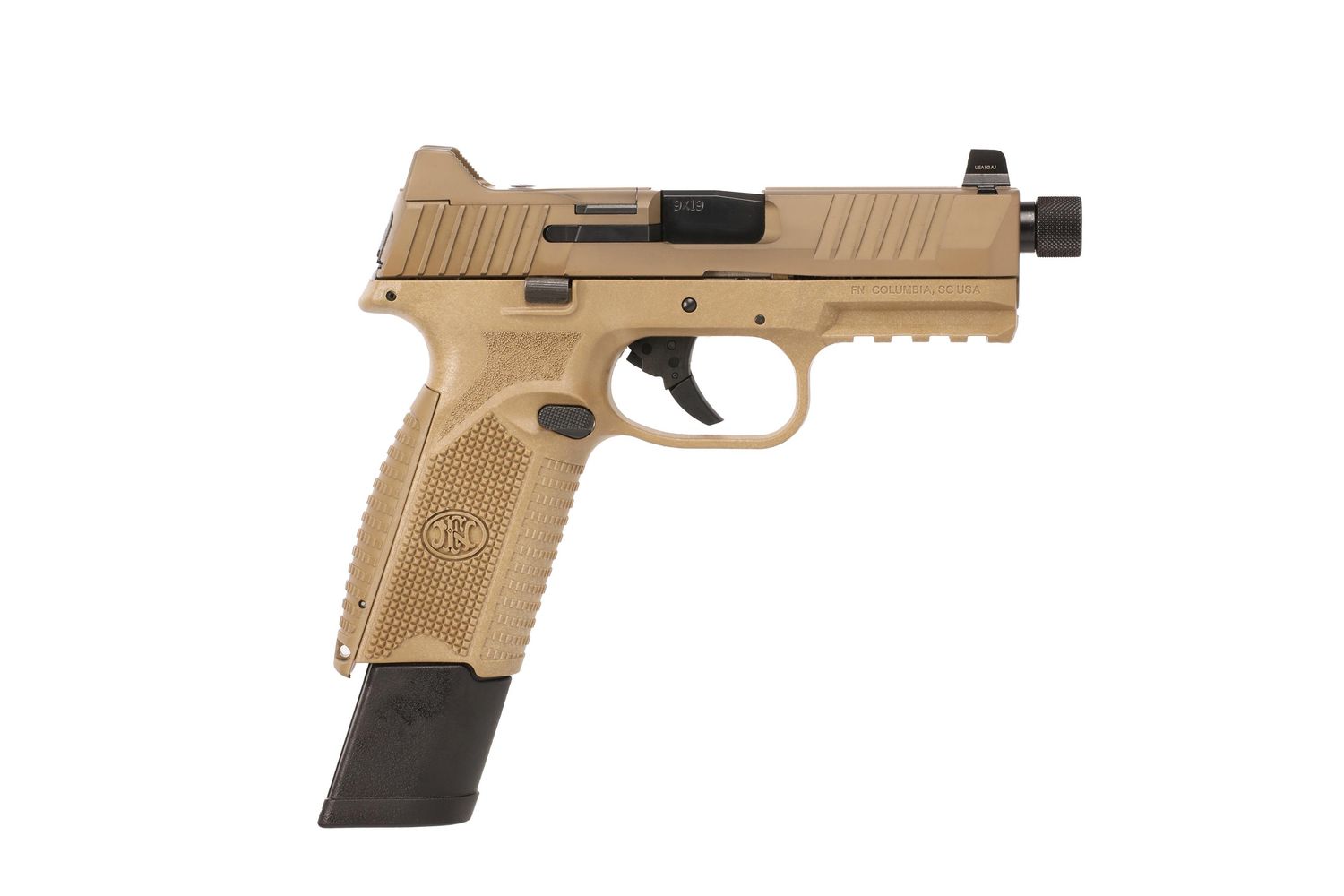FN Fn 509 Tact 9mm Fde 24+1 Ns Tb