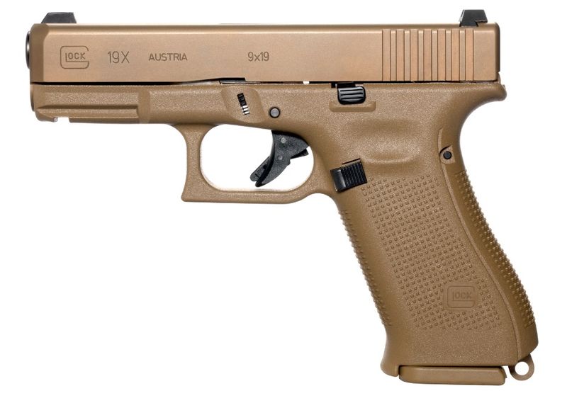 GLOCK G19x G5 9mm 19+1 4.0 GLOCK G19x G5 9mm 19+1 4.0" Fde Gns