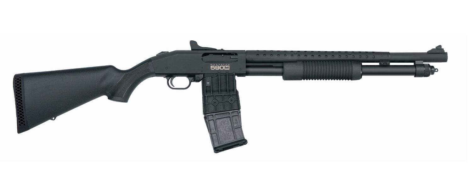 Mossberg 590m Magfed 12/18.5 Heat Shld