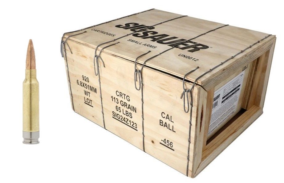 SIG SAUER Ammo 6.8x51 Hybrid Ball 920rd
