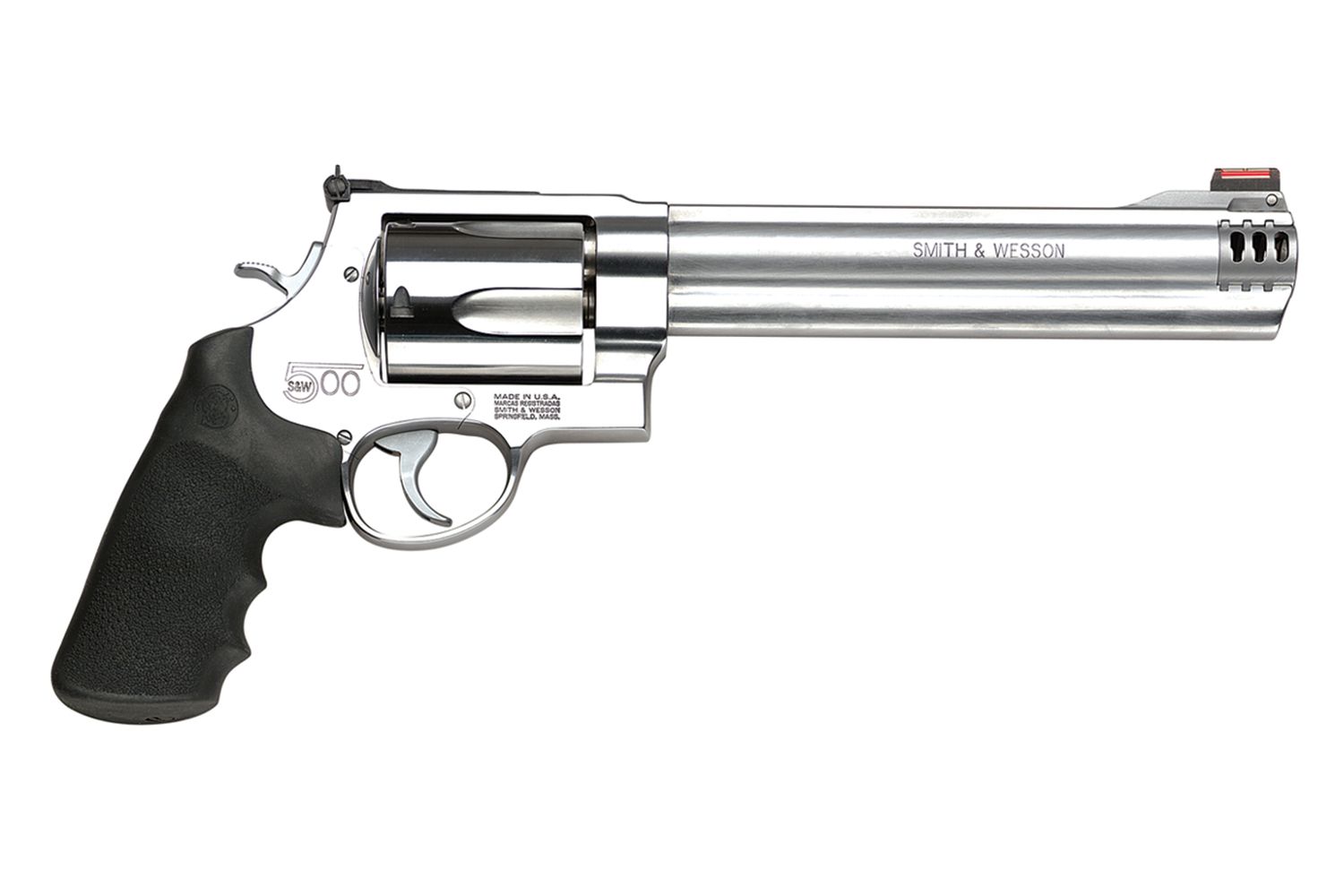 Smith and Wesson 500 500s&w Mag 8.38" Ss Hiviz