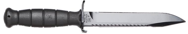 GLOCK Field Knife W/saw Black Pkg
