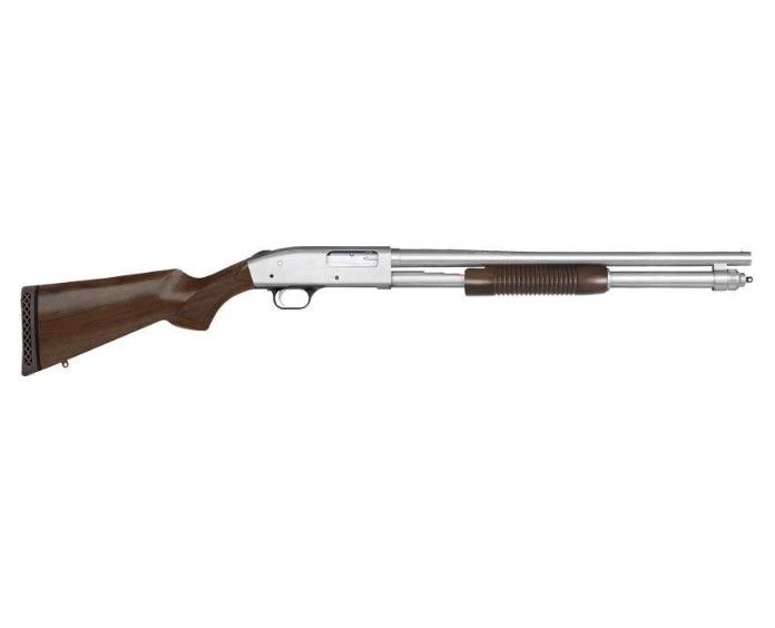 Mossberg 590 Persuader 12/20 Chrome/wd