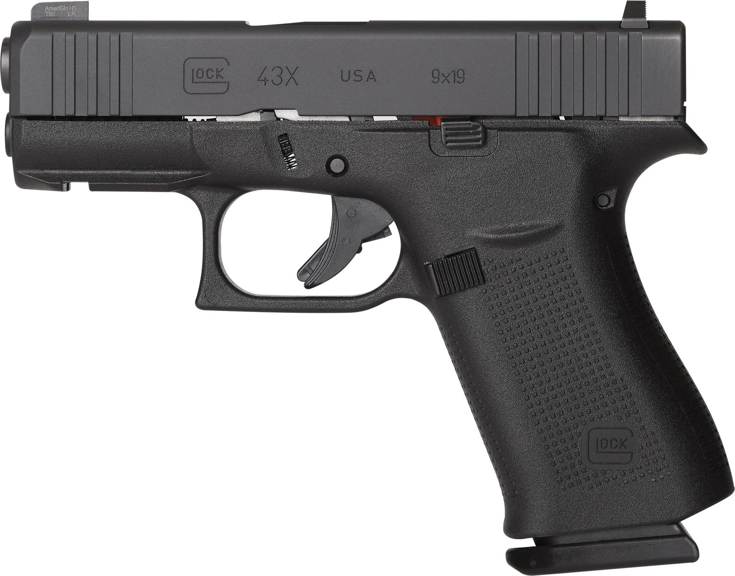 GLOCK G43x 9mm Blk 3.39" Amer Uc