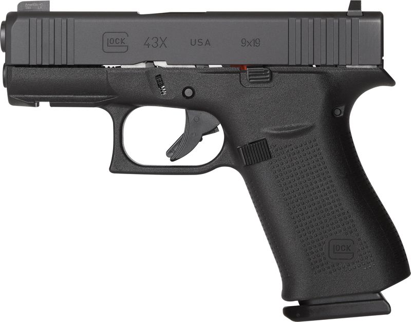 GLOCK G43x 9mm Blk 3.39" Amer Uc