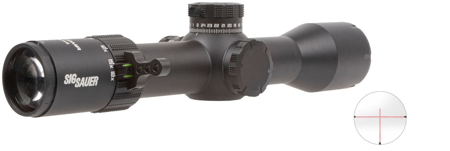 SIG SAUER Tango-dmr 3-18x44 34mm Mil 2.0
