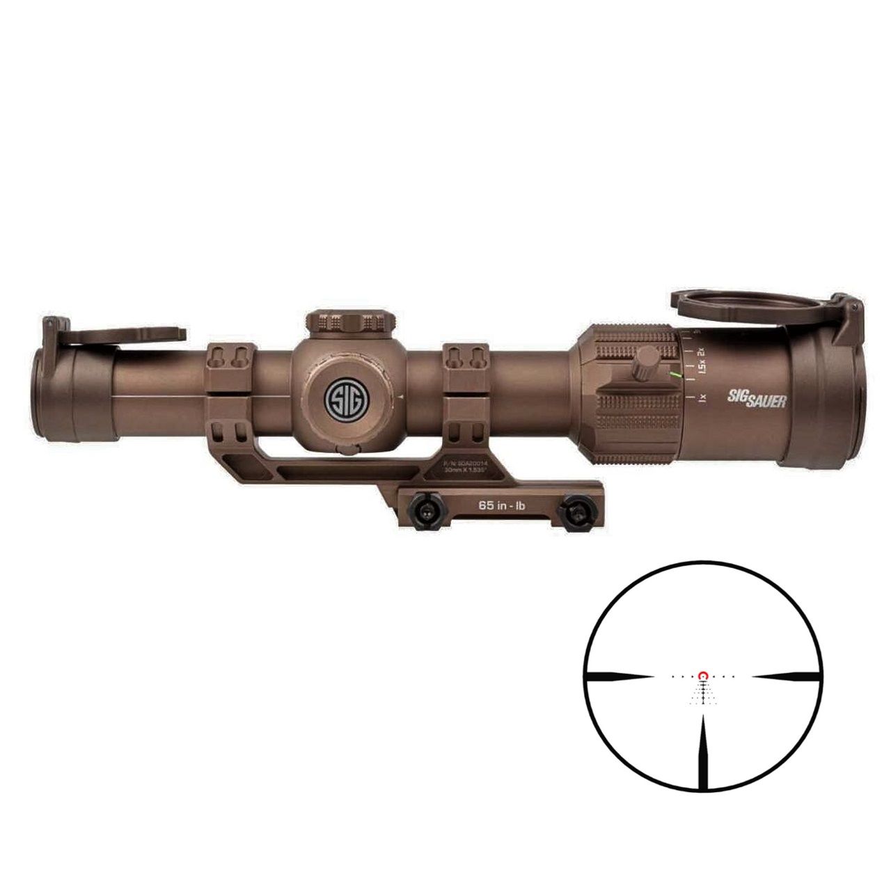 SIG SAUER Tango Msr 1-10x28 34mm Coyote