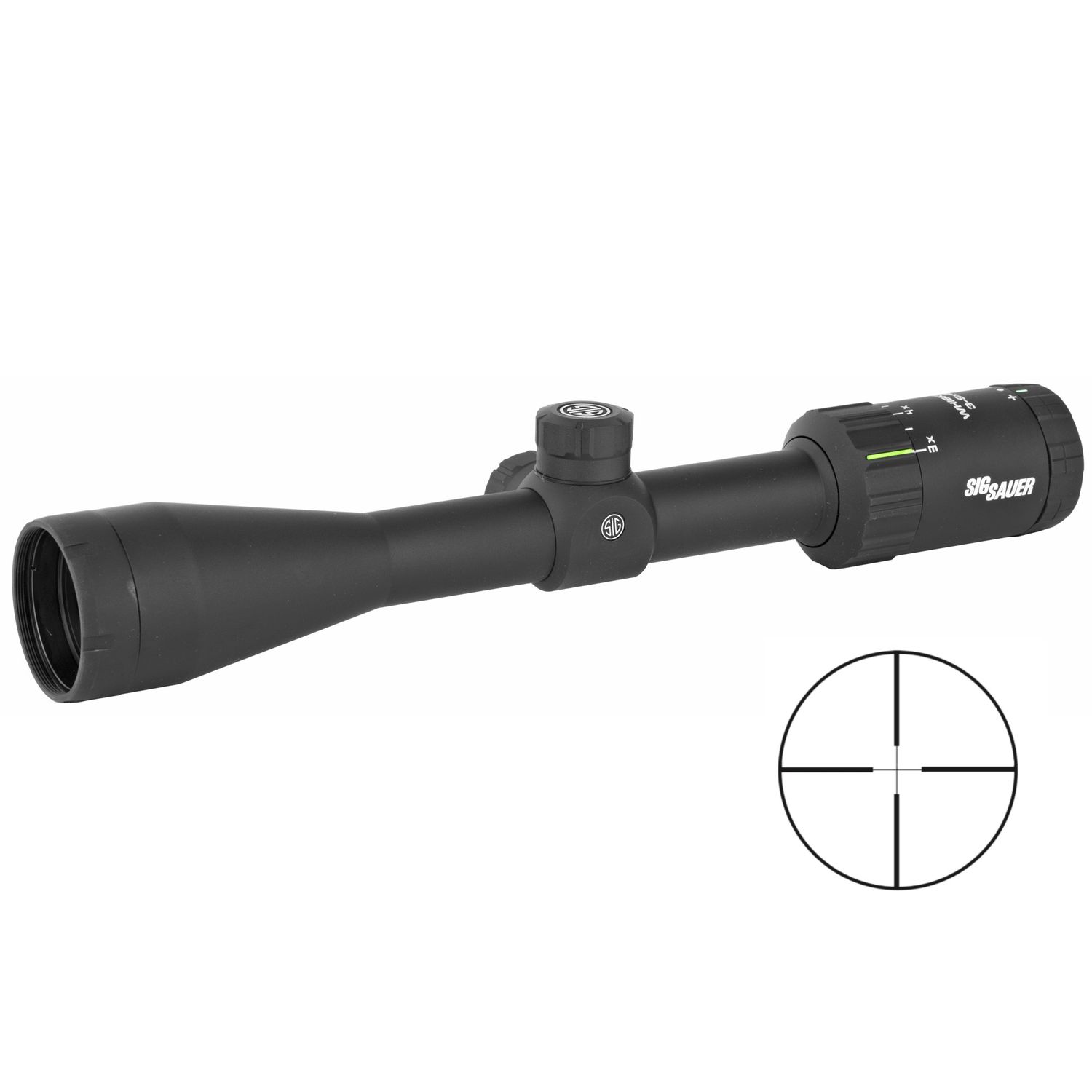 SIG SAUER Whiskey3 3-9x40 1" Quadplx#