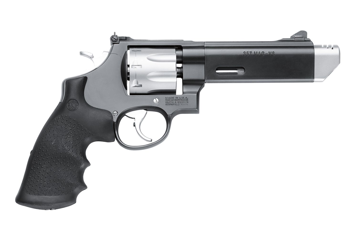 Smith and Wesson 627 V-comp 357m/38s 5" 8rd As
