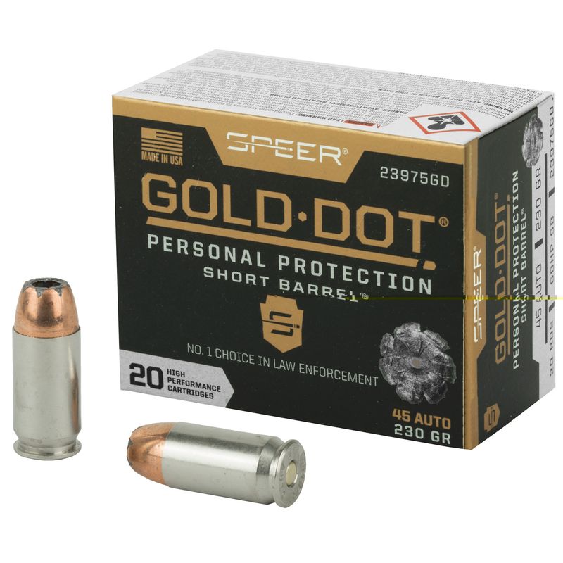 Spr Gold Dot 45acp 230g Hp Sb 20/200 Spr Gold Dot 45acp 230g Hp Sb 20/200