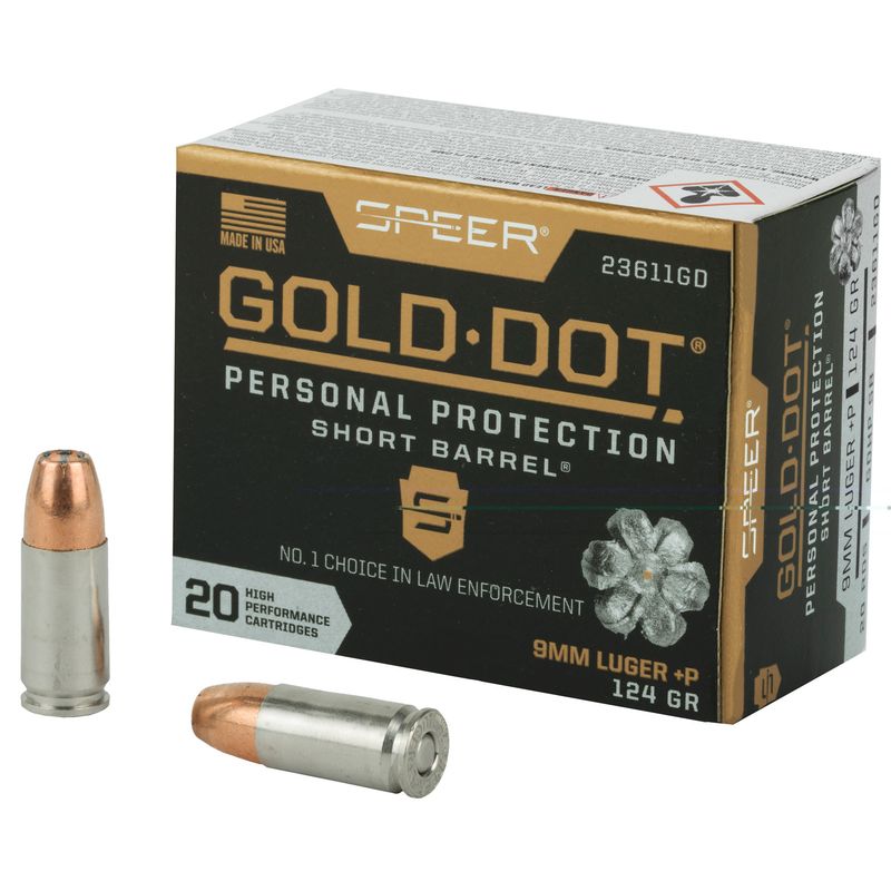 Spr Gold Dot 9mm+p 124g Hp Sb 20/200 Spr Gold Dot 9mm+p 124g Hp Sb 20/200