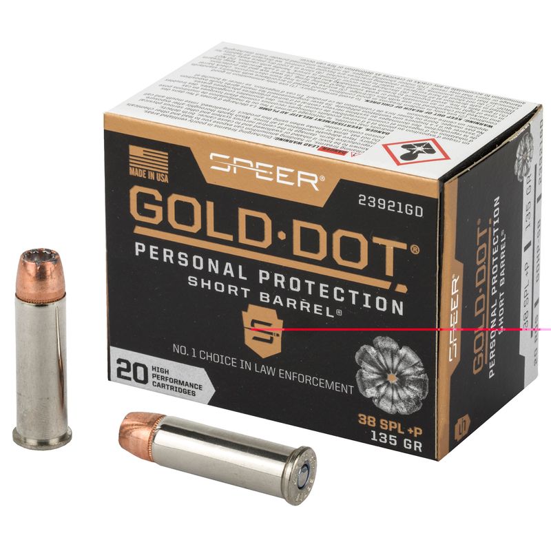 Spr Gold Dot 38s+p 135g Hp Sb 20/200 Spr Gold Dot 38s+p 135g Hp Sb 20/200
