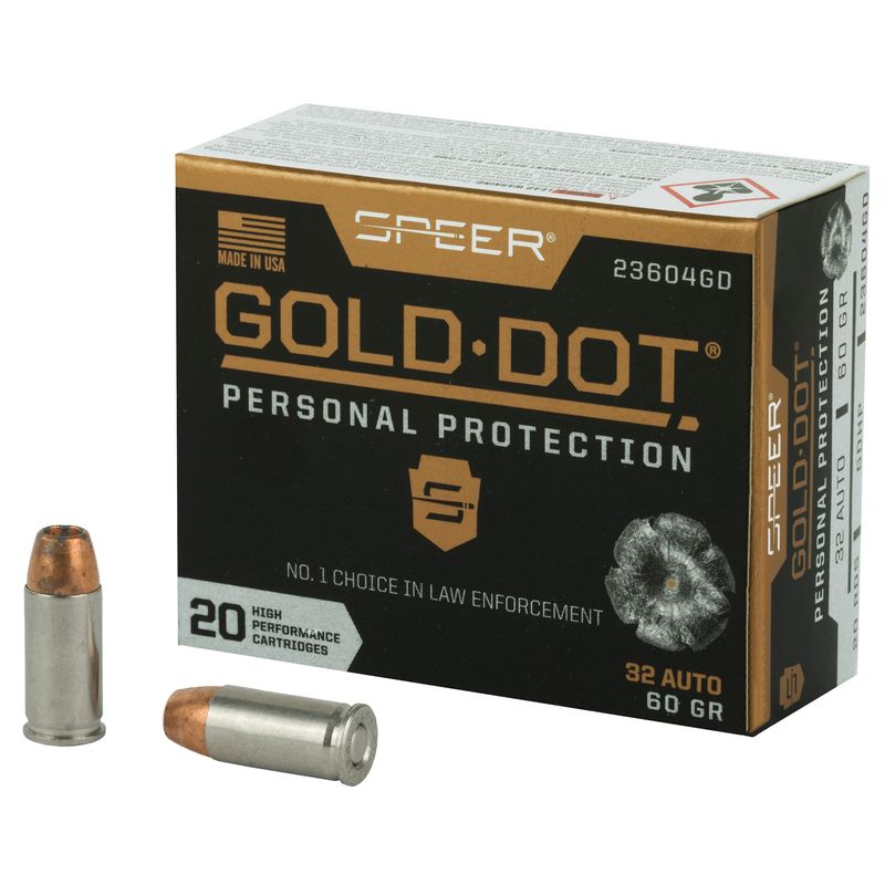 Spr Gold Dot 32acp 60gr Hp 20/200 Spr Gold Dot 32acp 60gr Hp 20/200