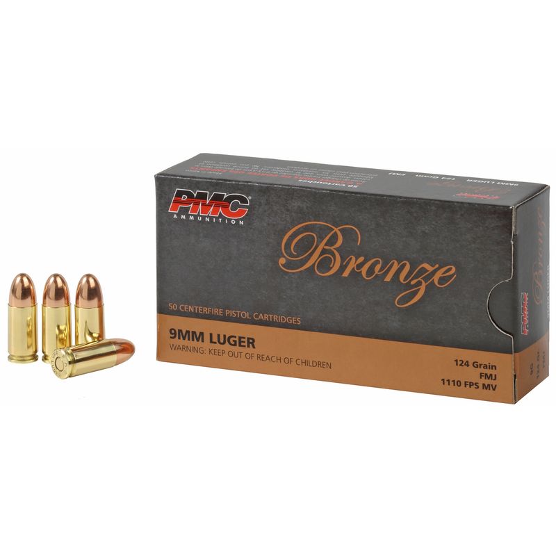 Pmc Brnz 9mm 124gr Fmj 50/1000