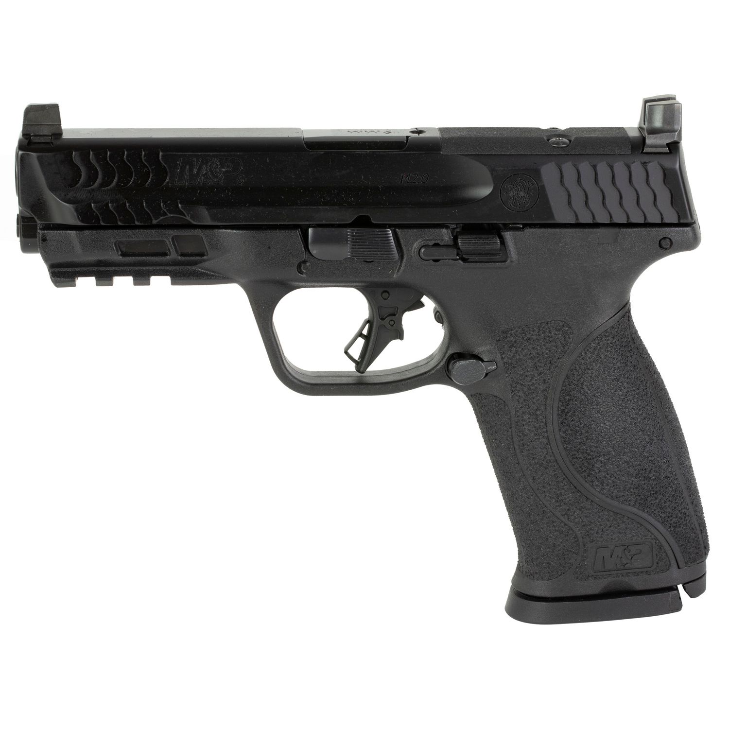 S&w M&p M2.0 9mm 4.25 17rd Nms Or Bk