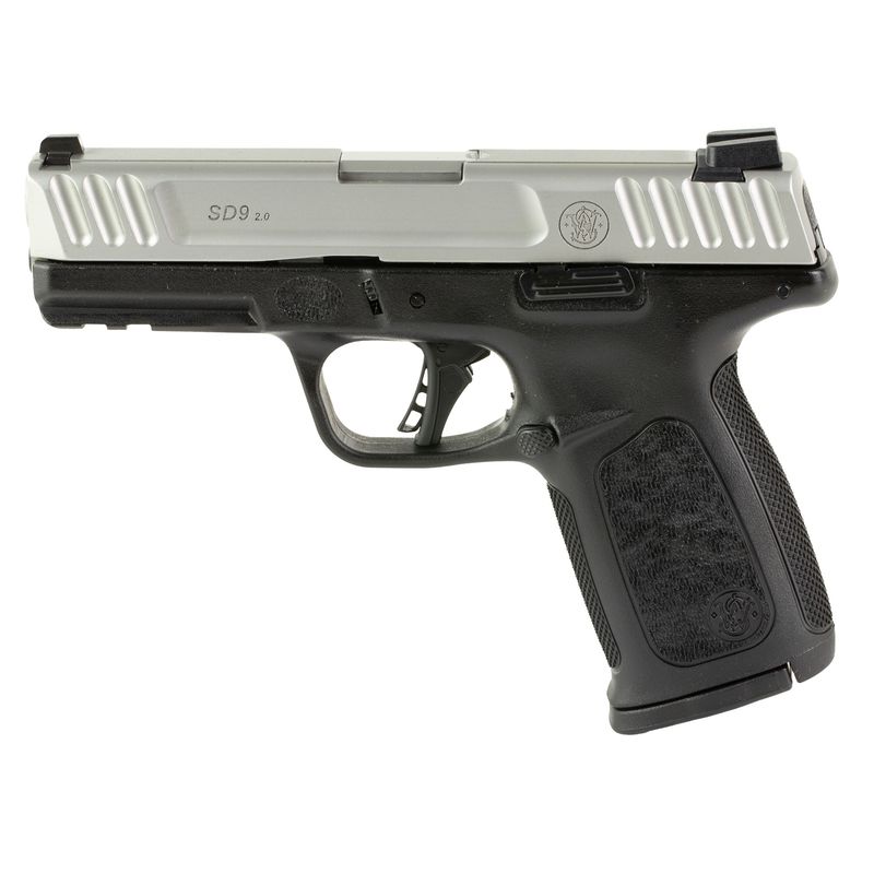 S&w Sd9 2.0 9mm 4" 10rd Blk/slv